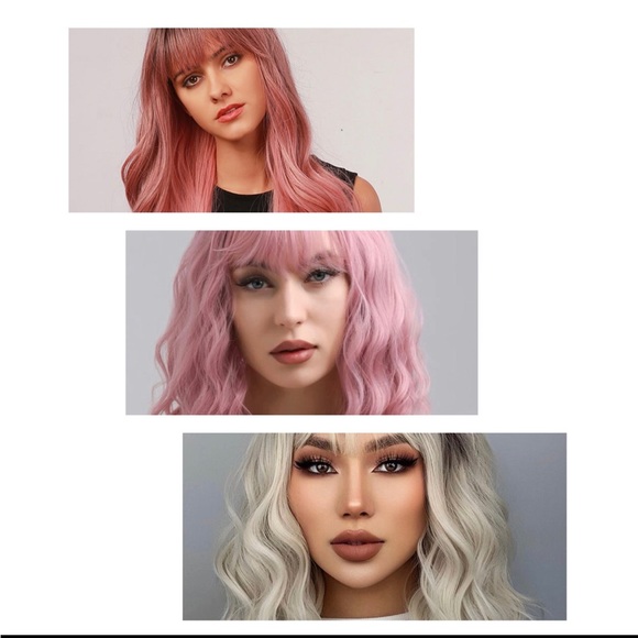 Shein wigs- Selling all 3 for price shown - Picture 1 of 7